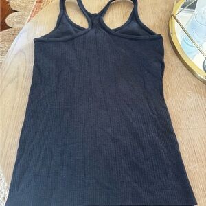 Lululemon Black Racerback Tank Top